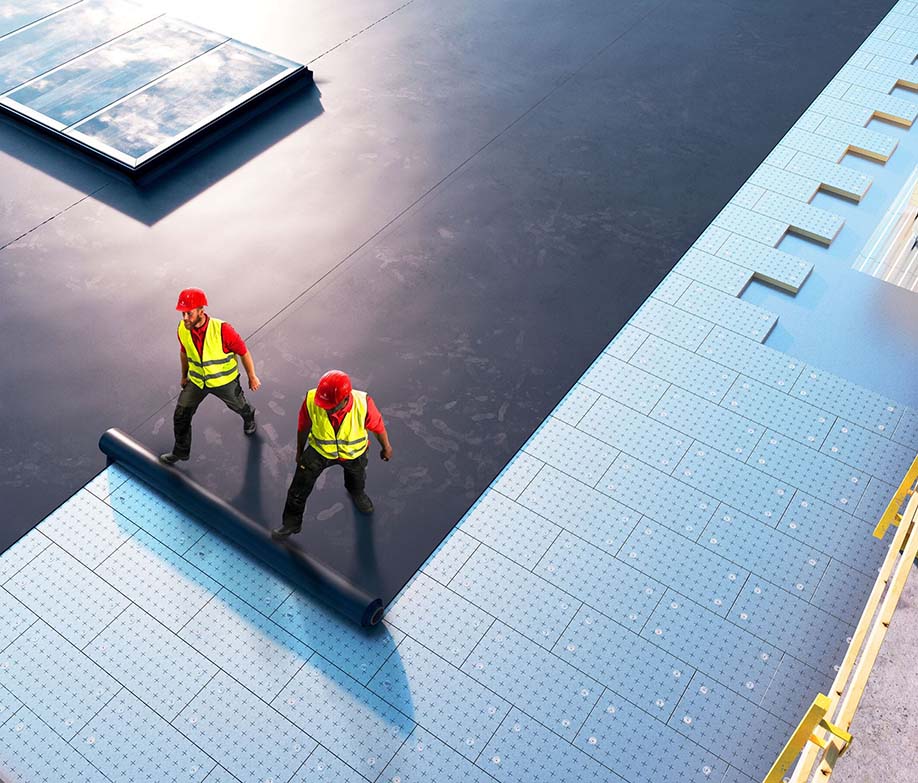 membrana epdm terase acoperis bloc hale